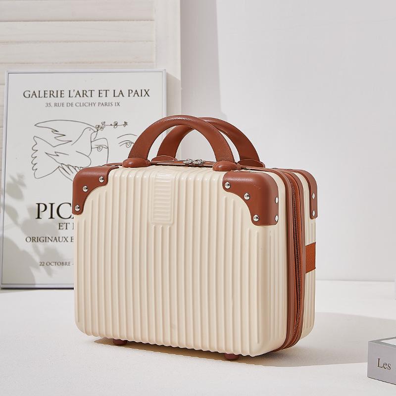 14" Carry-On Suitcase & Travel Organizer, Large Capacity 16" Lightweight Makeup Bag & Toolbox.