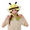 Cartoon Hat Yellow Warm Breathable Attractive Children Adult Year Party Fun Caps Headwear Head Accessories
