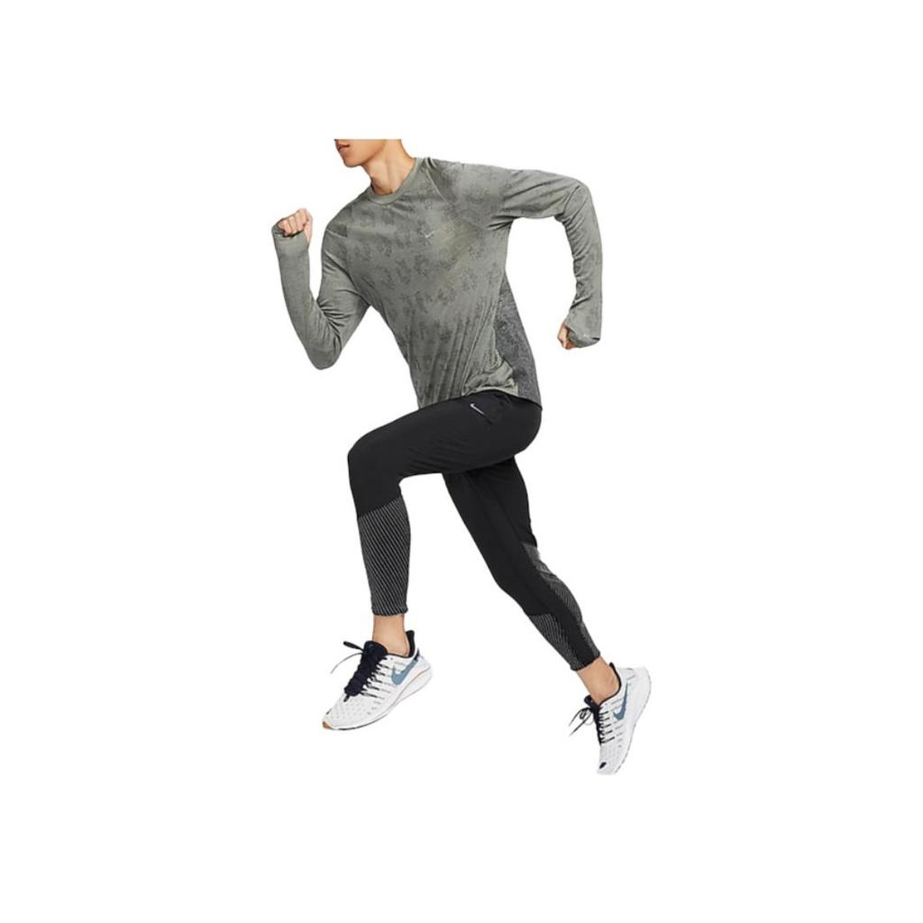 Nike Therma-Fit Adv Running Division Breathable Fashion Soft Warm Long Sleeve T-Shirt Men Tops Horizon-Green FZ1126-370