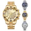 Men Business Watch Luxury Alloy Strap 3 Hand Minimalist Metal Male Dress Quartz Watch Fashion Jewelry Birthday Gift