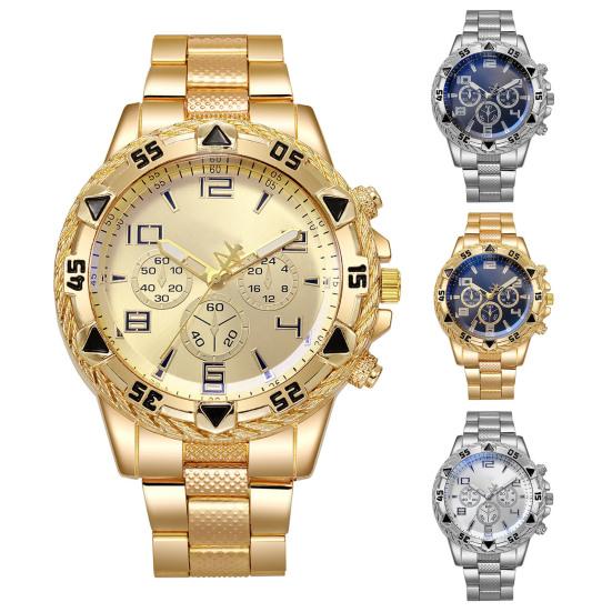Men Business Watch Luxury Alloy Strap 3 Hand Minimalist Metal Male Dress Quartz Watch Fashion Jewelry Birthday Gift