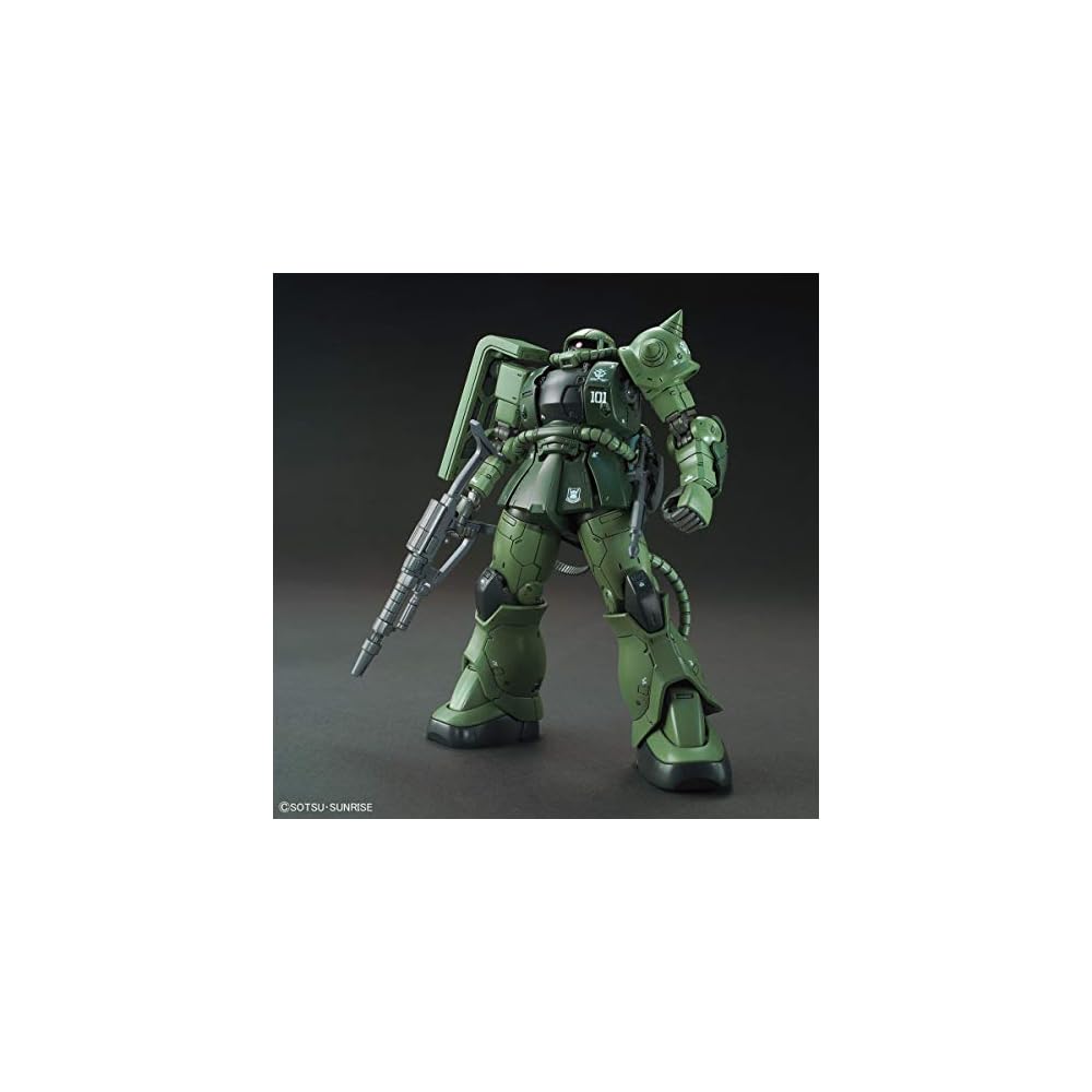 Bandai Spirits HG Mobile Suit Gundam The Origin Zaku II C-6/R6 1/144 Scale Color-Coded Plastic Model Kit