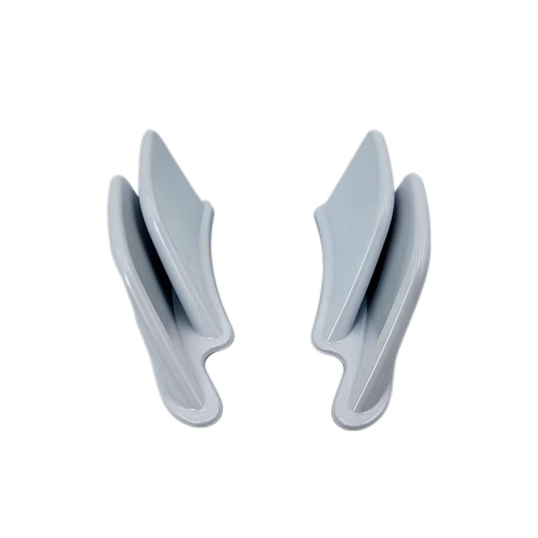 Motorcycle Universal Aerodynamic Rear Cover Wind Wing Kit Fixed Winglet For Honda Yamaha Suzuki Kawasaki Bmw белый