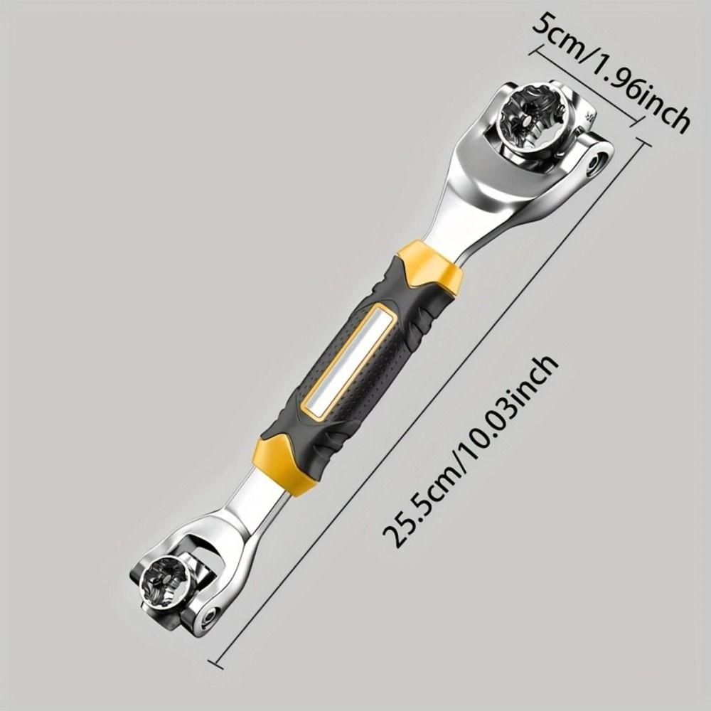 360° drehbarer 52-in-1 Steckschlüssel Spline-Schrauben Nuss Sechskant Universal Ratsche Handwerkzeuge Drehhülse Automobilgebrauch