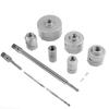 Drill Bit Set 6pcs 35mm-110mm Extension Shank with 2   Drill Bits for Concrete, Brick, Block, Water Pipe, Heating Pipe,   Conditioner,