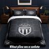 Monaco FC Design Bed Bedding Set 1 Duvet Cover + 2 Pillowcases Soft Breathable Household Bed Linens