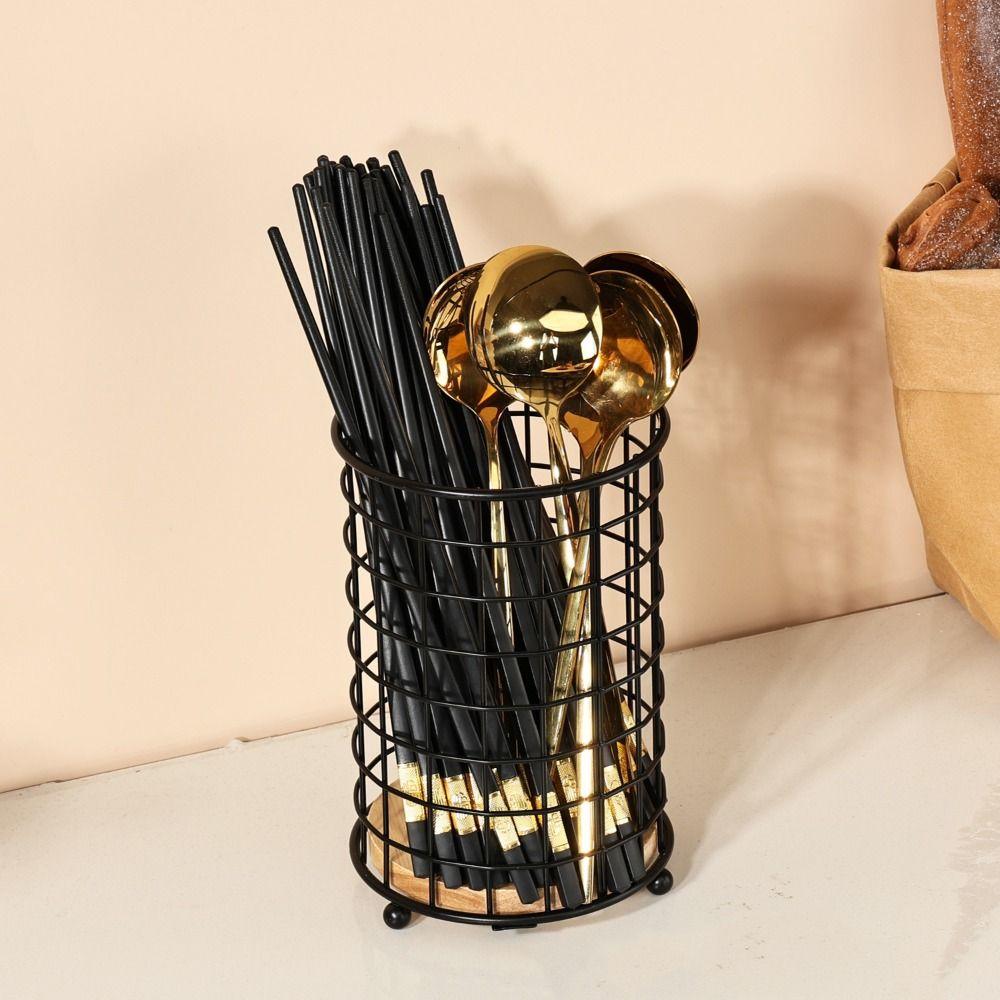 Waterproof Makeup Brush Holder Durable Chopsticks Drainer Basket  Bathroom Accessories