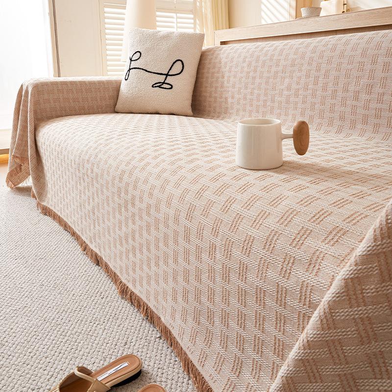 

Tic-tac-toe Nordic girl heart sofa towel full cover non-slip sofa cover cover multi-functional cover towel blanket 90x90