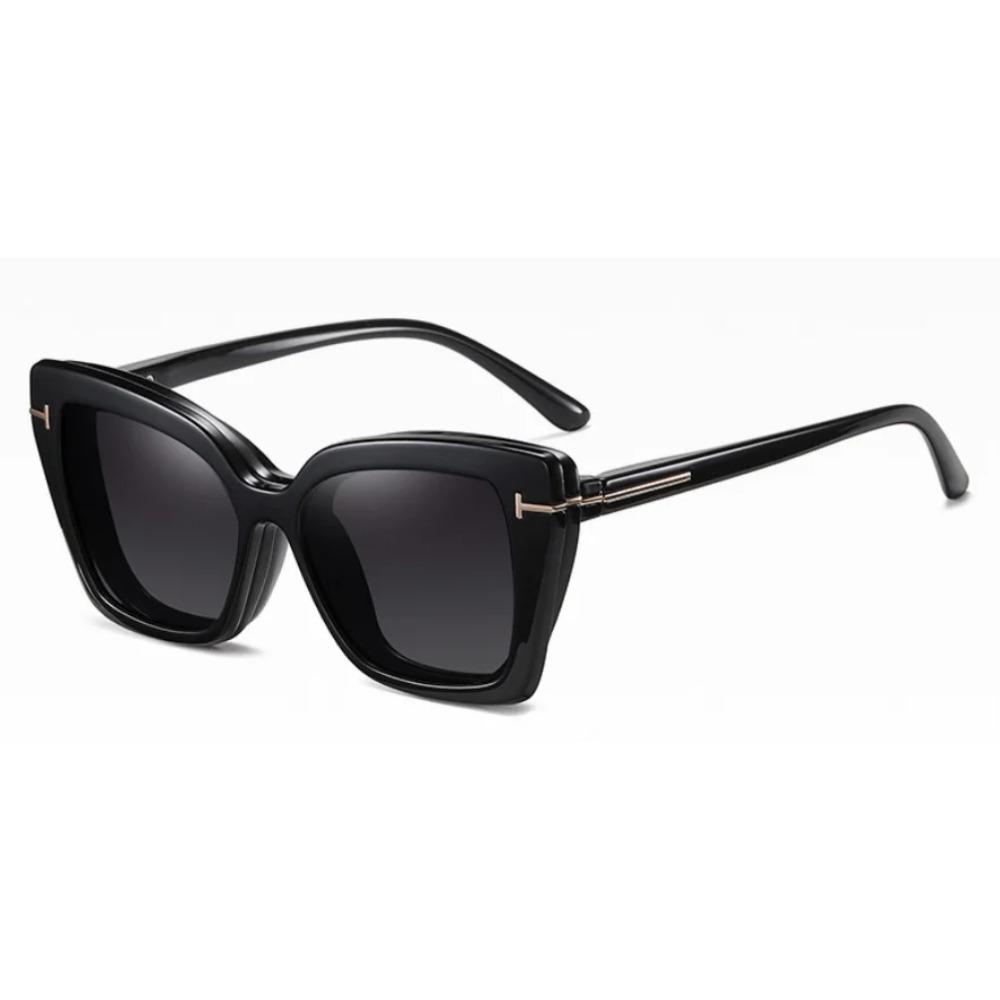 

Готовые очки-клипсы от близорукости с защитой от синего света, поляризационные магнитные 3 в 1, очки для зрения, очки для компьютера, вождения, женские Myopia -325