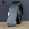 Men Belt Work Business Genuine Leather Cowskin Designer Belts Casual Fashion for Jeans Toothless Automatic Buckle Straps ZD2204