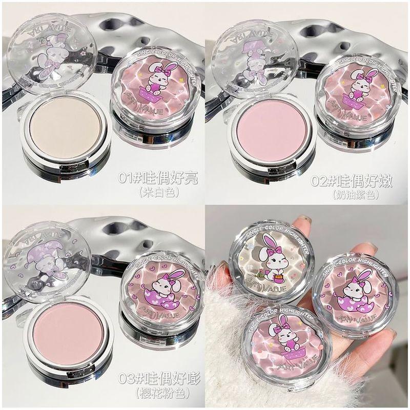 Art Value - Water Ripple Pink Bunny Highlighter - 3 Colors