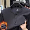 Men's Winter Fleece-Lined Long-Sleeve Casual Sweatshirt
