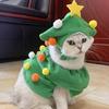 Dog Outfit Dress Costume Halloween Pet Cosplay Christmas Tree Theme