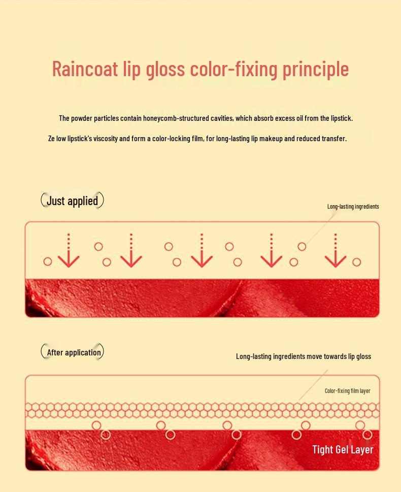 Lan Yi Stiletto Lipstick Non-Stick Bean Paste Color - Free Shipping