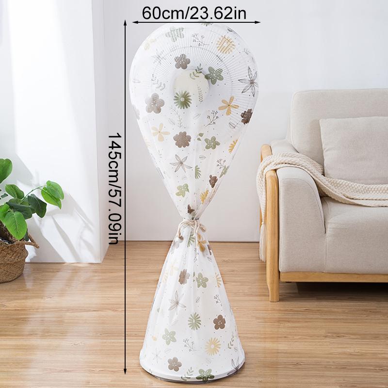 1 Stück Aufbewahrungshülle Tragbar PEVA Universell Rund Staubdicht Elektrischer Ventilator Staubschutz Wasserdicht Rundumschutz Haushalt