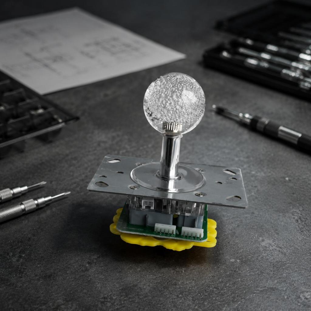 Firm Construction Ball-Top Arcade Joystick Accurate Game