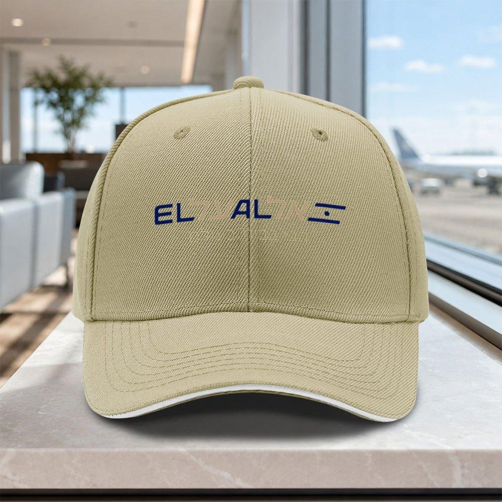Israel Airlines Adjustable Baseball Cap Lightweight Printed Unisex Hat