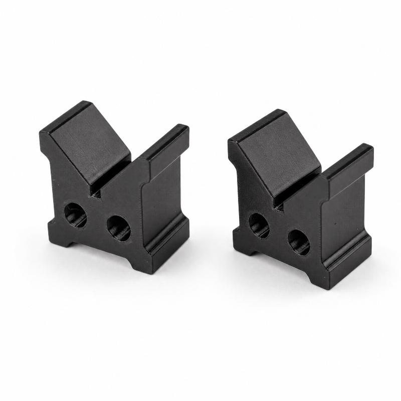 1Pair V Type Parts Fixing Bracket 3D Printed Support Holder For Round Shaft Rod Positioning Fixture Diy Mechanical Project Use