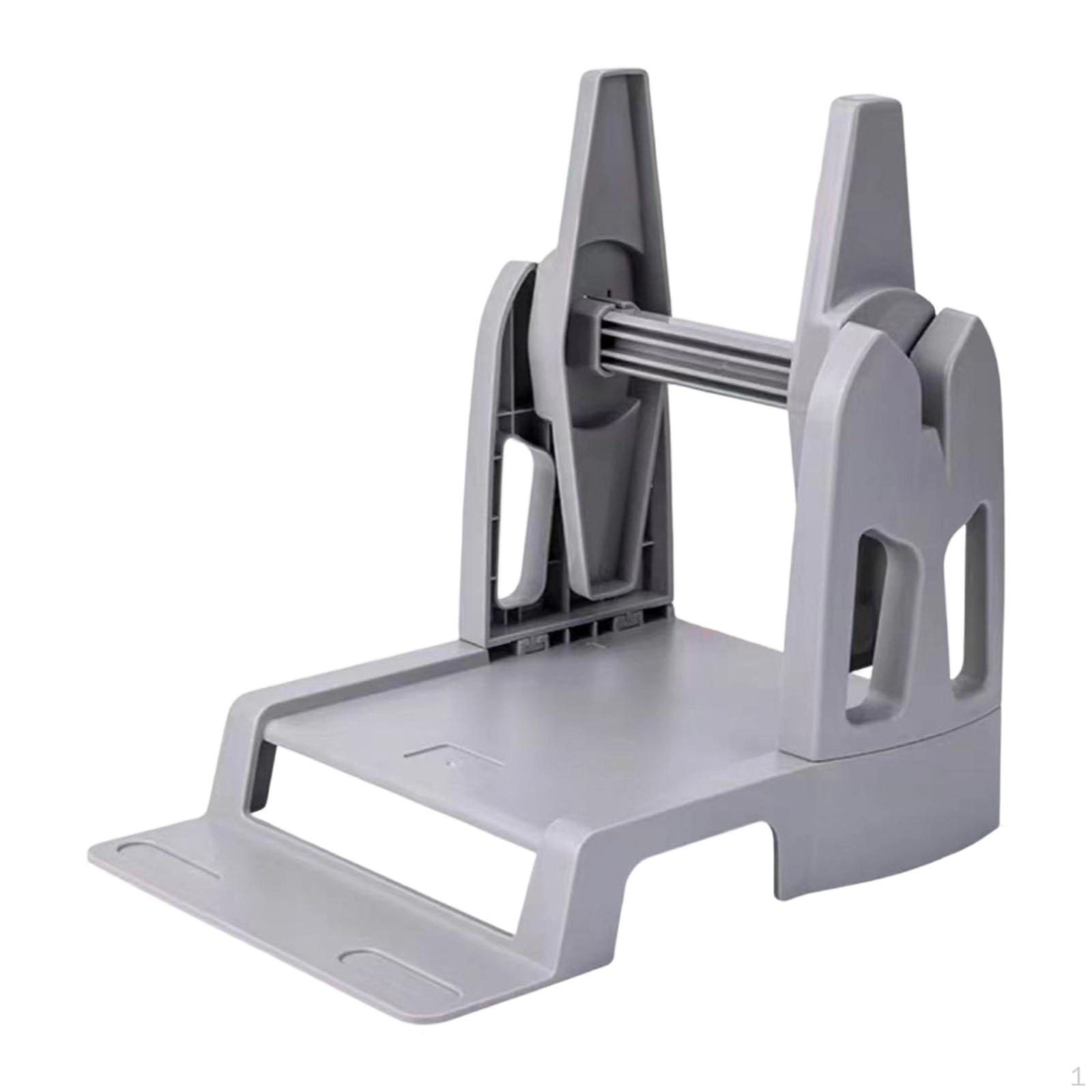 

Label Holder Desktop Printer Accessory Sturdy Stable Labels Stand Bracket for Retail Factory серый