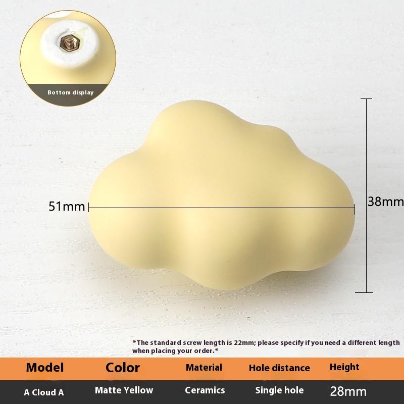 Keramik Schrankgriffe im nordischen Stil für Kinderzimmer, Macaron-farbenfrohe runde Schubladenknöpfe und -griffe, Möbelgriffe für Kinder