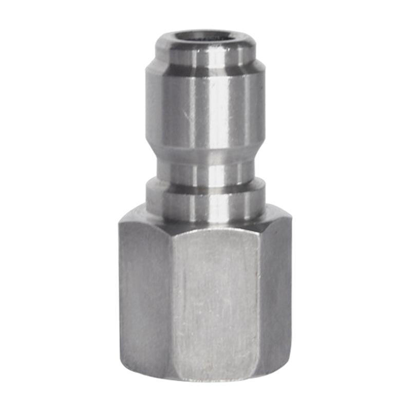 2Pcs Pressure Washer Adapter Quick Disconnect kits NPT 3/8 1/4Inch Stainless Steels Male and Female Quick connectors kits