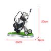 Golf Bag Miniature Pen Holder Souvenir 20x12x20cm Decorative Desk Toy for Home Office Book