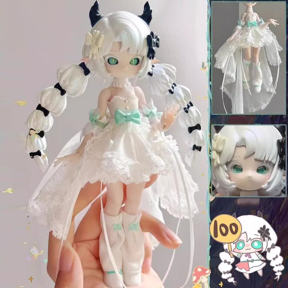 Authentic in Stock Mushroom Fungus 1/12 BJD Blind Box Movable Joint Doll Anime Figure Collectible Toy Ornaments Boy Girl Gifts