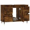 VidaXL Armoire salle de bain chêne fumé 80x33x60cm bois d'ingénierie 831649