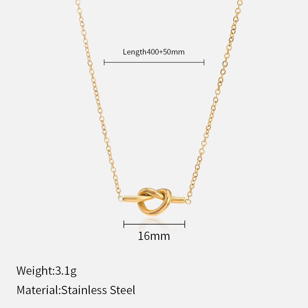 Trendy Star Moon Titanium Steel Necklace Women Small Pendant Jewelry 14K Gold Plated Fashion Gift