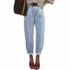 Women's Wide Leg Jeans Casual Highwaist Straight Denim Pants With Pockets