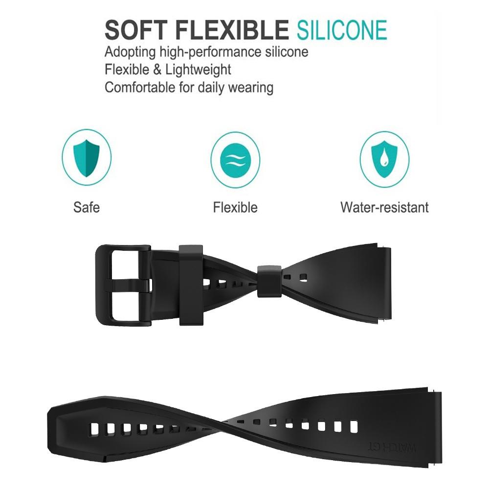 Αντικαταστάτης Λουράκι Για Huawei Watch GT 2 Pro Λουράκι Σιλικόνης Για Huawei Watch GT 2 46mm Λουράκι Μπρασελέ