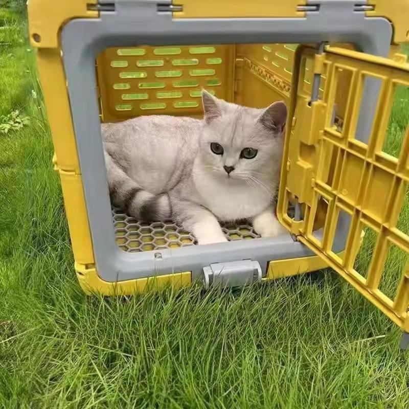 Airline Cat Bag Foldable Portable Cat Bag Carrier Airplane Travel Breathable lightweight Cats Bag Eco-friendly Pet Carriers