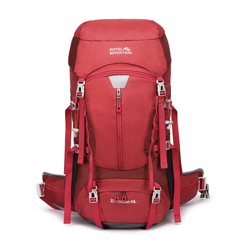 Wanderrucksack 50L Große Kapazität Schwimmender Bergsteigerrucksack Reise Outdoor Trekkingtasche Leichte Campingausrüstung