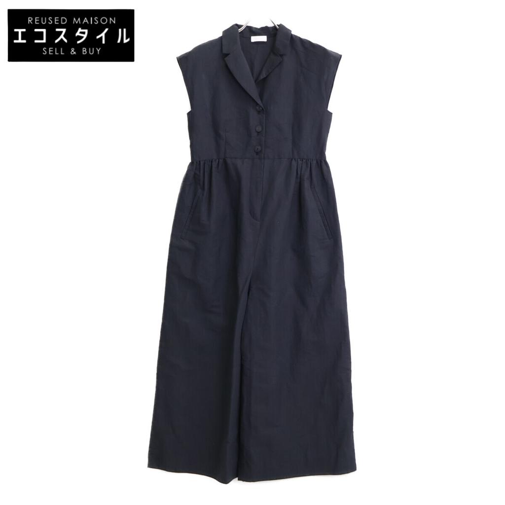 BALLSEY 24 year old black linen blend move tailored collar all-in-one Overall All-in-one 36 blackUsed