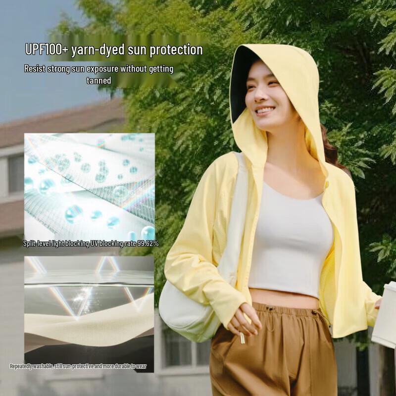 Beneunder Leichte Damen Kapuzen-Sonnenschutzkleidung