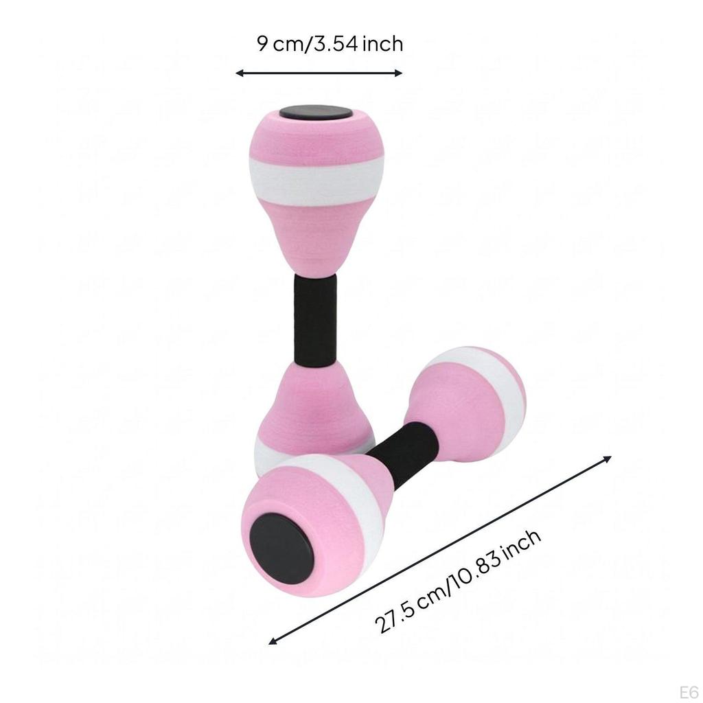 EVA Water Dumbbell Adjustable Aquatic Portable Dumbbells for Women, Kids, Home Gym