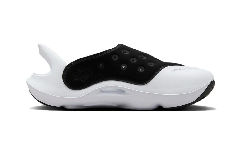 Nike Aqua Swoosh Sandal PS 'Black Hyper Orange' FN0876-001