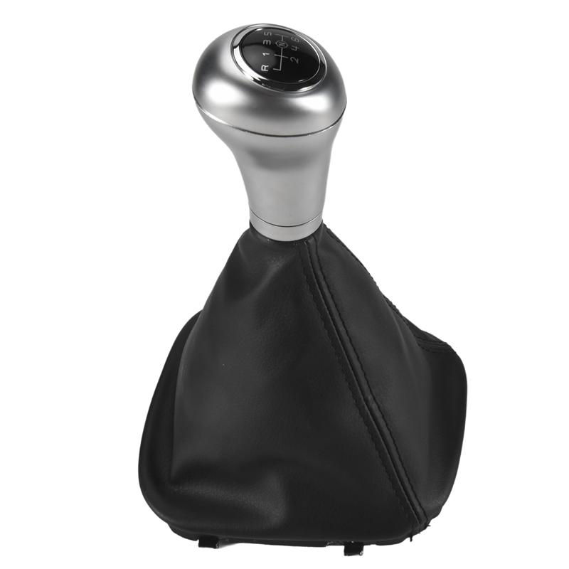 6 Speed Car Gear Shift Knob Shifter Lever Gaiter Boot Cover For Mercedes Benz C/E/GLK W203 W204 C300 W207 W212