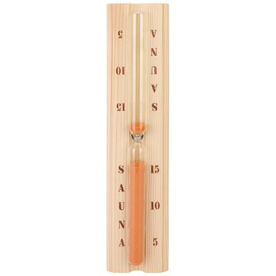 Reloj de arena de madera de pino para sauna, preciso y resistente al calor, para bañera de hidromasaje