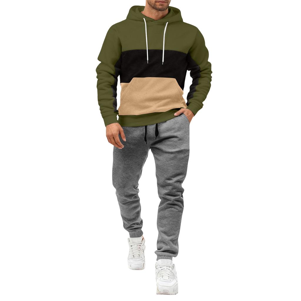 Men's Fall/Winter Hooded Sports Set