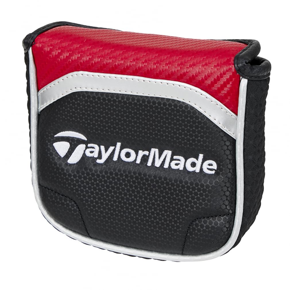 TaylorMade Austec Putter Cover, Mallet, Black/Red, Men's, 25SS