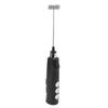 Electric Tumbler Stirrer Rechargeable Handheld Mini Foam Maker for Coffee Egg Hot Chocolate Black