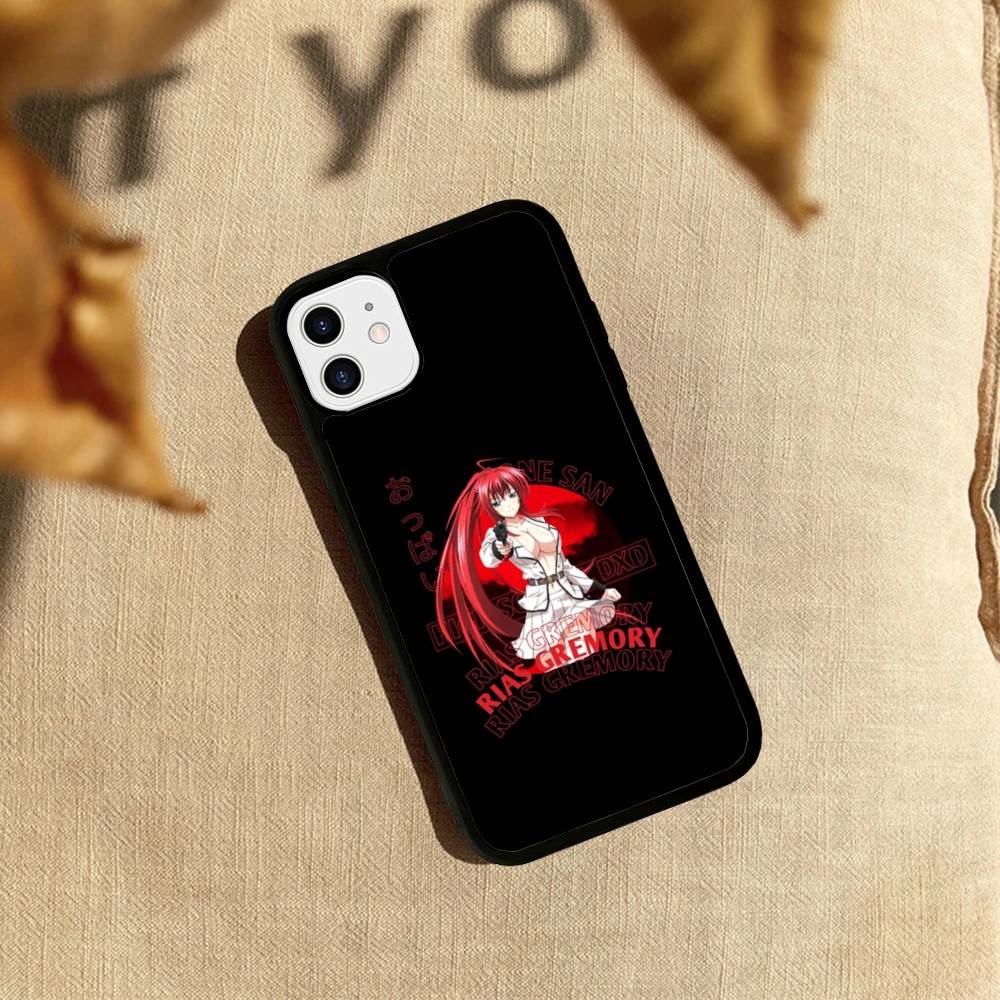 DXD Rias Gremory Mobile Cell PC+TPU Phone Case For iPhone 17 16 15 14 PRO MAX 11 12 13 PLUS MINI Cover