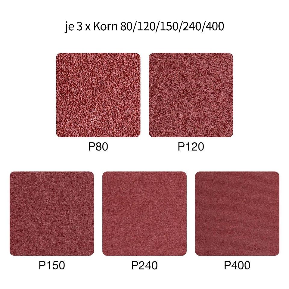 DE Warehouse 24H Shipping Free Delivery 15pcs 100*915mm Sanding Belt Mixed Air Finger Sander Grit 80-400 Grit Abrasive Tools