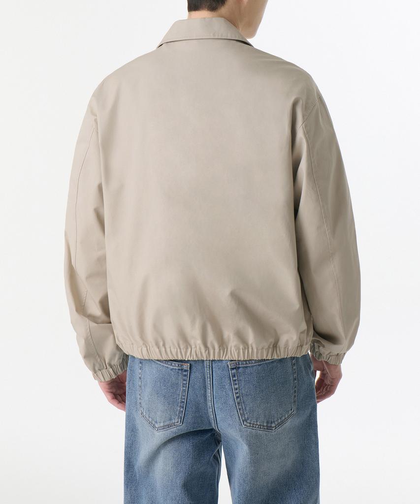 Musinsa Standard Cotton Minimal Blouson Jacket [Light Beige]