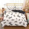 I Love You Duvet Cover Microfiber 2/3 Pcs Bedding Set Queen/King/Full/Twin Letter Hello Love Quilt Cover for Lovers Girls Spouse