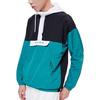 Li Ning Wade Series Kolorowy Blok Zapinana na Zamek Bluza z Kapturem Casualowa Męska kurtki Storm-Green AFDP827-1