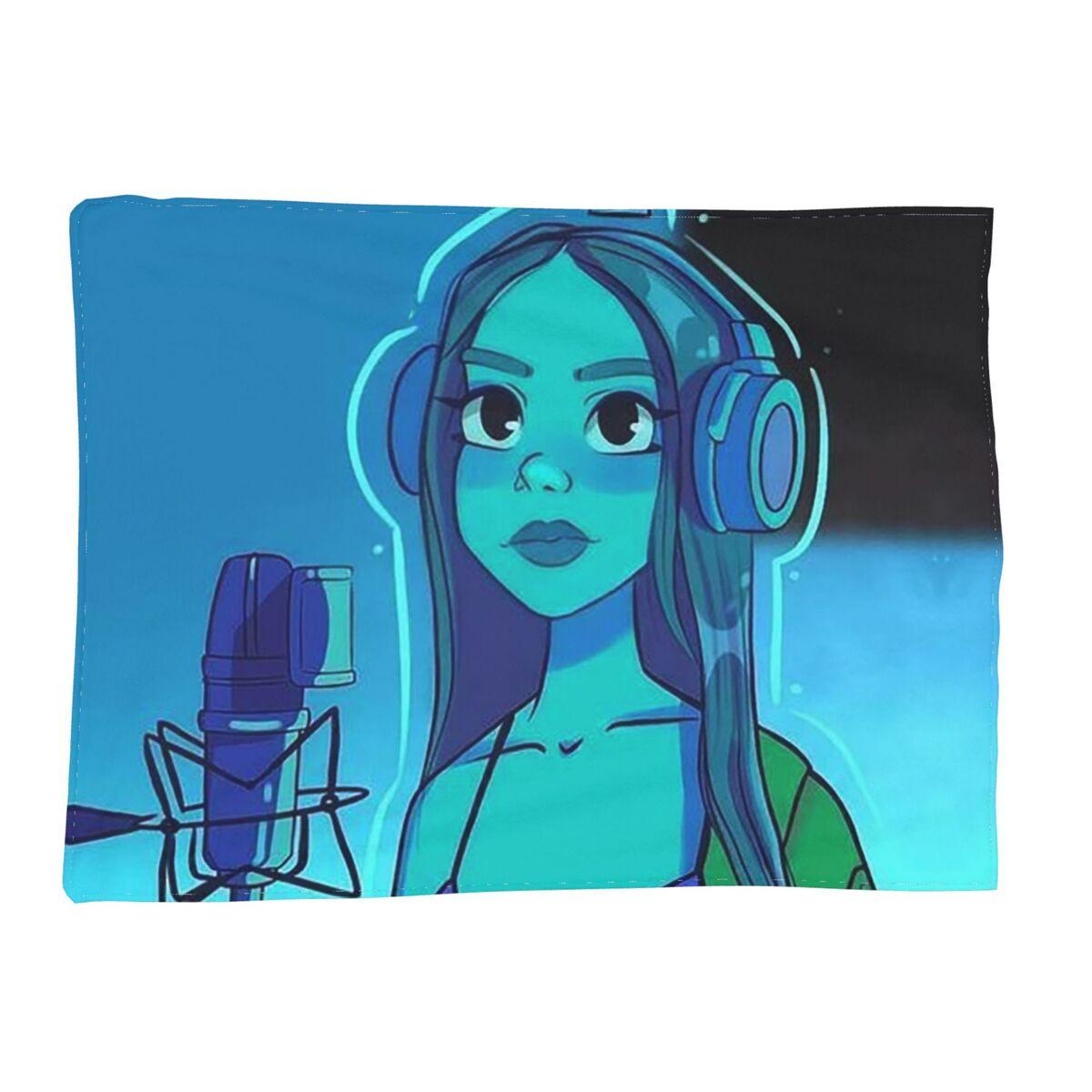 Exquisite Fashion Items Unisex Shakira Tour Blanket Soft Warm Flannel Throw Blanket Plush For Bed Living Room Picnic Travel Home Couch