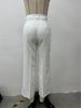 Women's High Waist Solid Color Casual Long Pants with Pockets