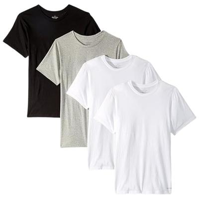 Ck Crew Neck Short Sleeve Classic Fit Underwear Cotton Set Logo Undershirt NU1332O XL T-shirt 4-Pack Men's